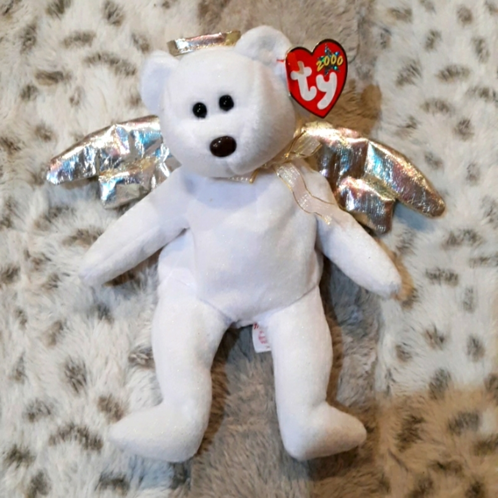 Halo II Bear Beanie Baby 2000 Rare